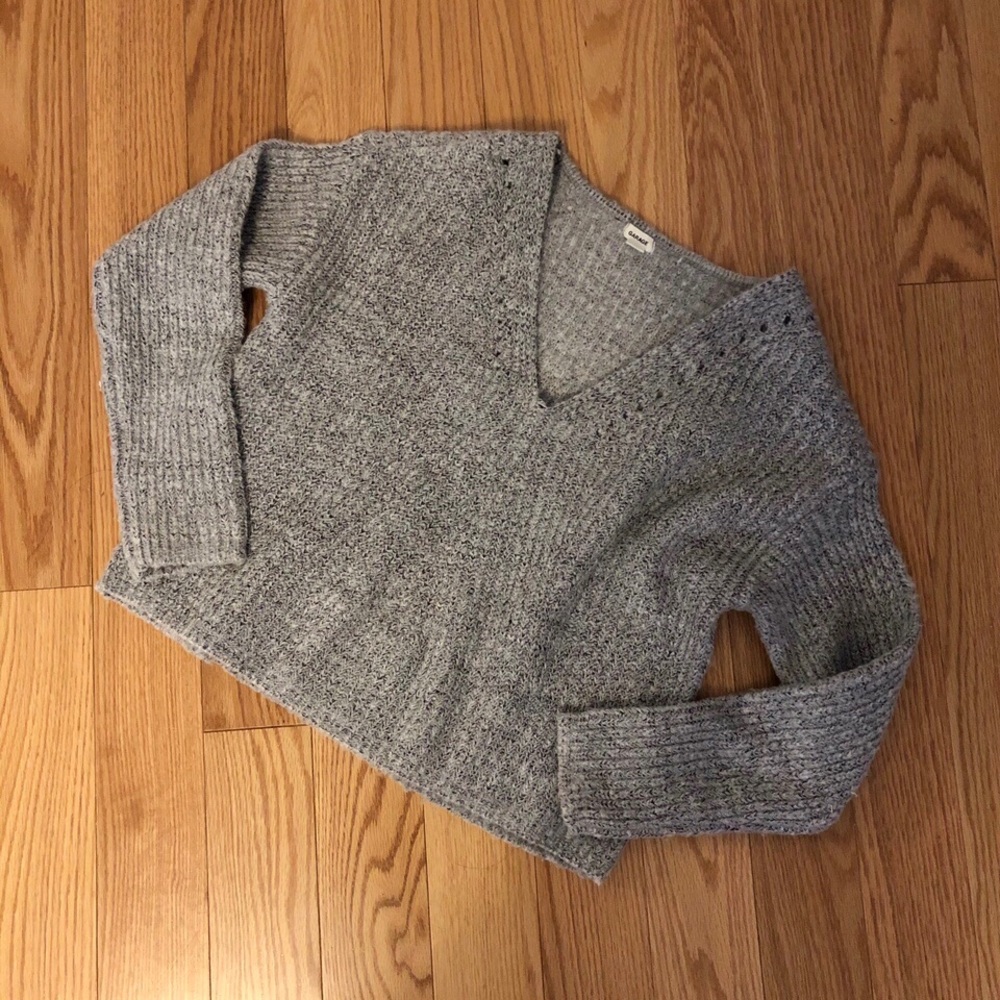 Garage Grey Knit Sweater (Size XS)